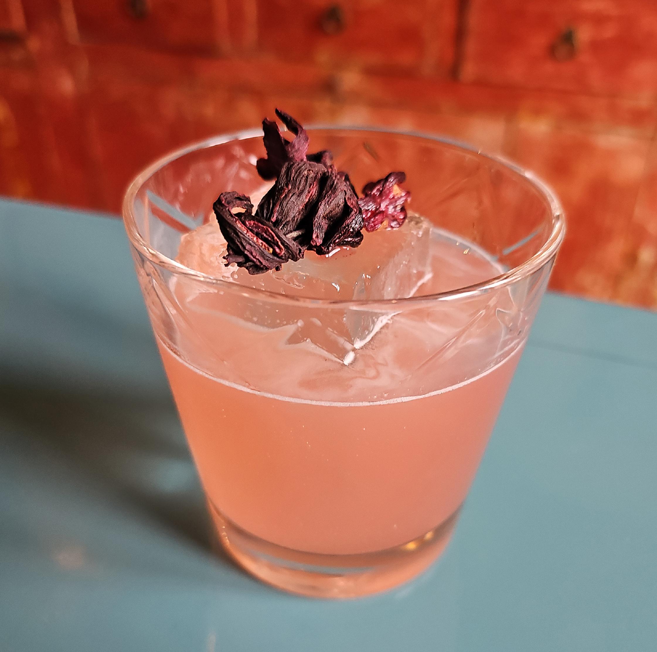 Don Cosmé Hibiscus Ginger cocktail