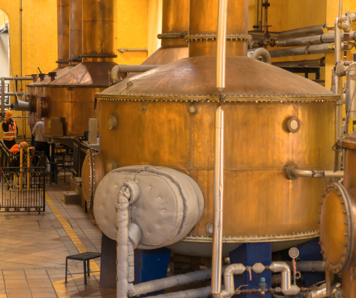 Copper distillation equipment